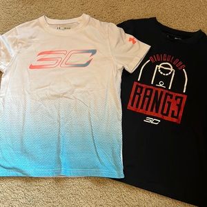 Steph Curry fans!!  2 medium boys Under Armour t-shirts